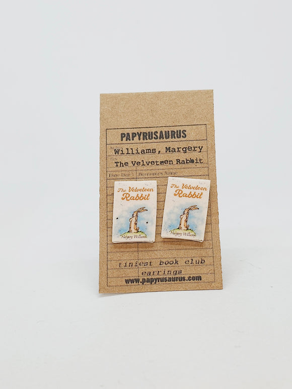 Tiniest Book Club Earrings - The Velveteen Rabbit