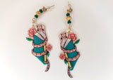 Book Serpent Earrings