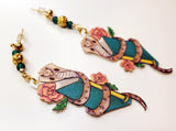 Book Serpent Earrings