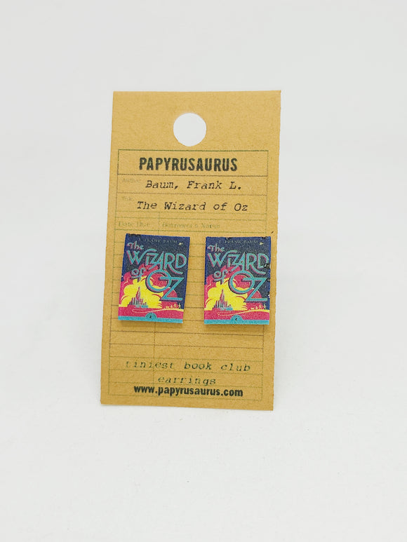 Tiniest Book Club Earrings - The Wizard of Oz