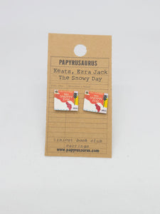 Tiniest Book Club Earrings - The Snowy Day