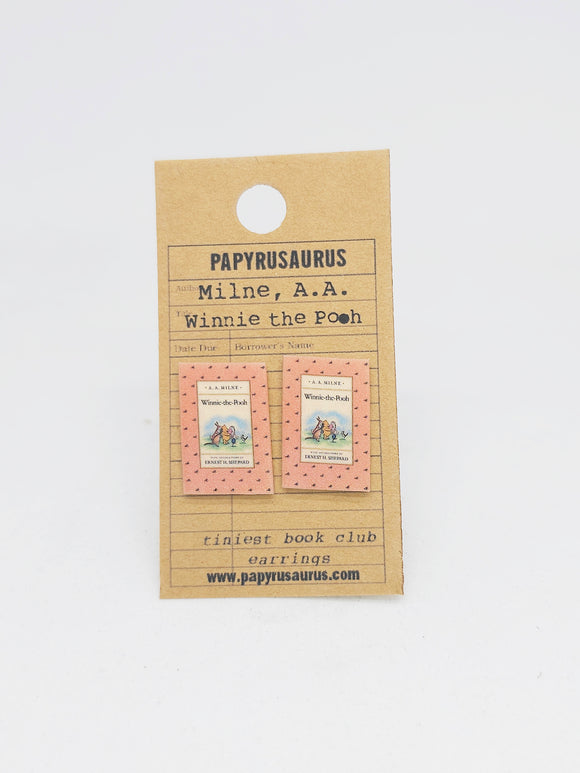 Tiniest Book Club Earrings - Winnie the Pooh